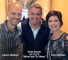 Nick Arrojo with Lance Nielsen and Kim Nielsen of Element Hair