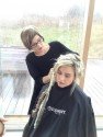 Element Hair at the Grand Magazine photo shoot for Jan/Feb issue