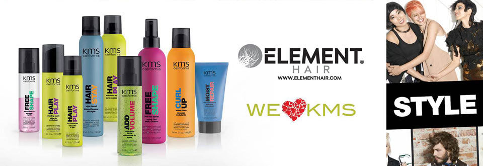 KMS California hair care styling products