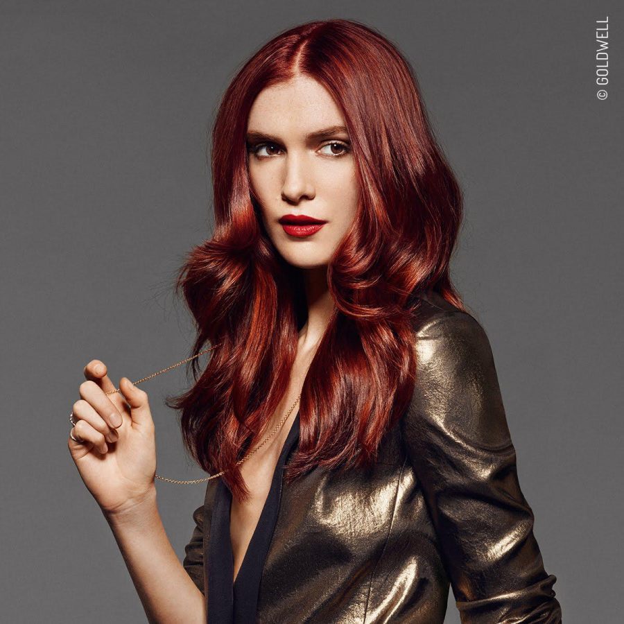 Goldwell RED collection womens hair colour