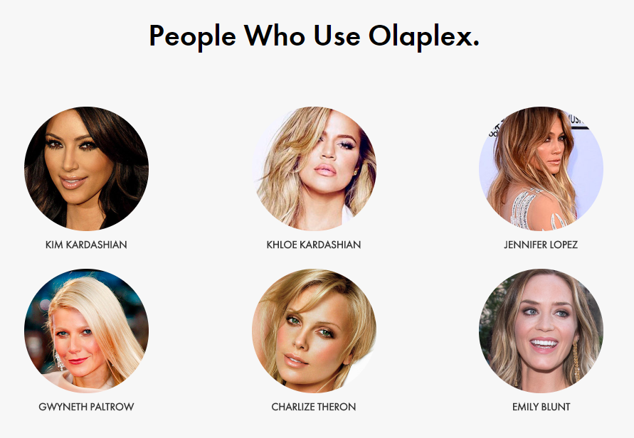 Olaplex hair treatment used by people