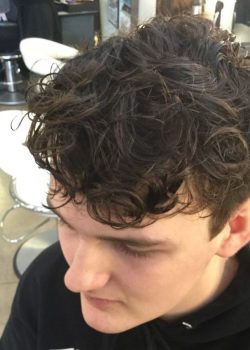 The merm for men - man perm - by Element Hair