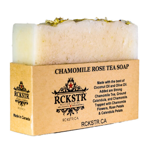 chamomile rose natural soap