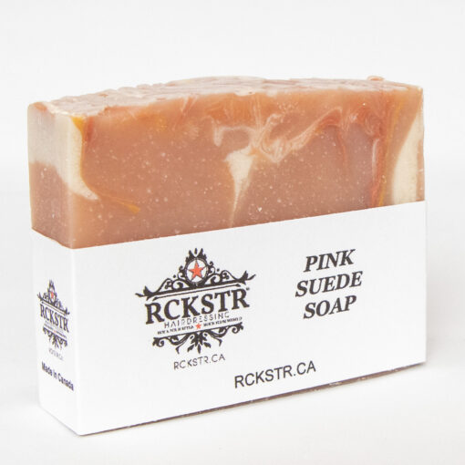 Pink Suede natural soap bar