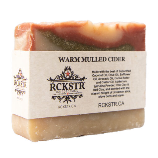 Warm mulled cider soap bar made with natural ingredients